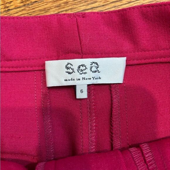 SEA New York Fuchsia Wool Tradition Pant - Picture 5 of 7